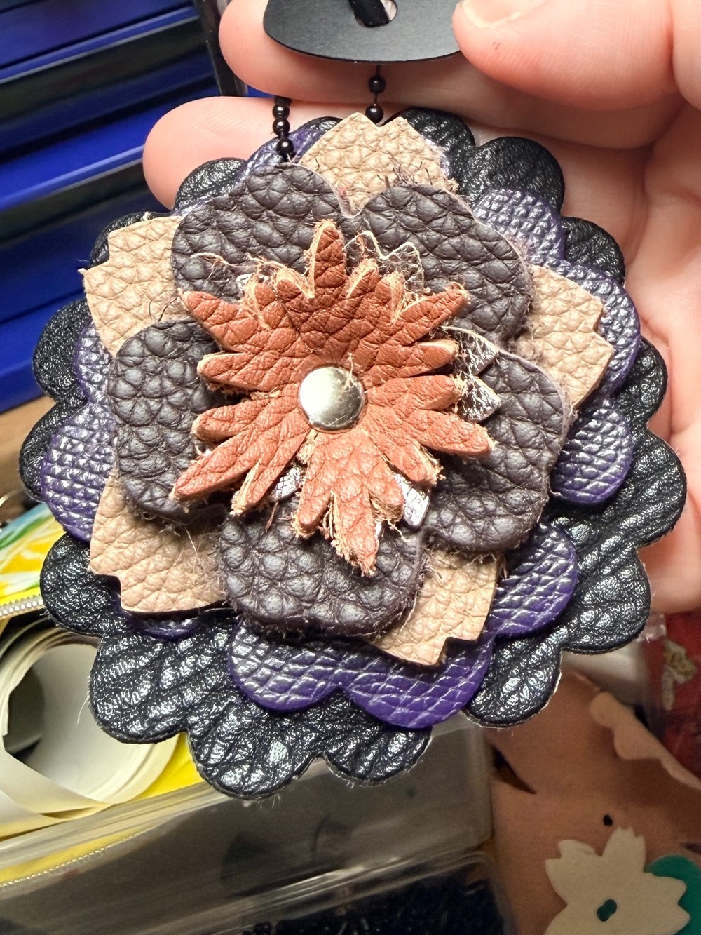 Handmade Floral Charm - Picture 2 of 2